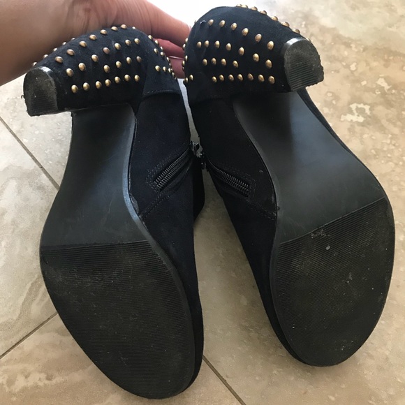 London Rebel studded black booties - Picture 7 of 7